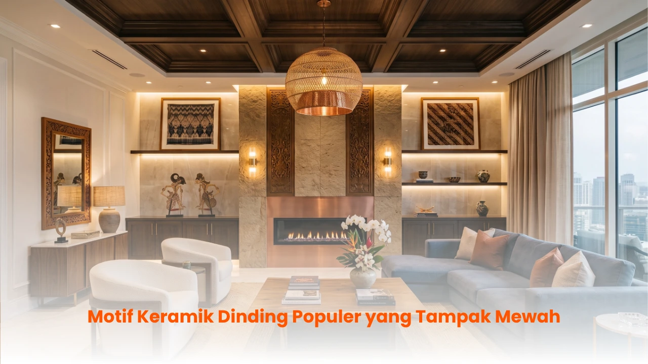 Motif Keramik Dinding Populer yang Tampak Mewah