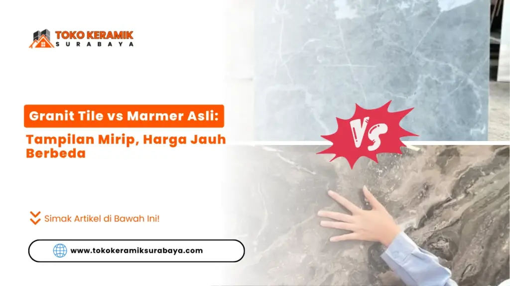 Granit Tile vs Marmer Asli: Tampilan Mirip, Harga Jauh Berbeda
