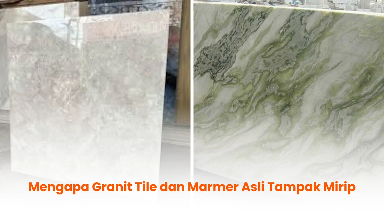 Mengapa Granit Tile dan Marmer Asli Tampak Mirip