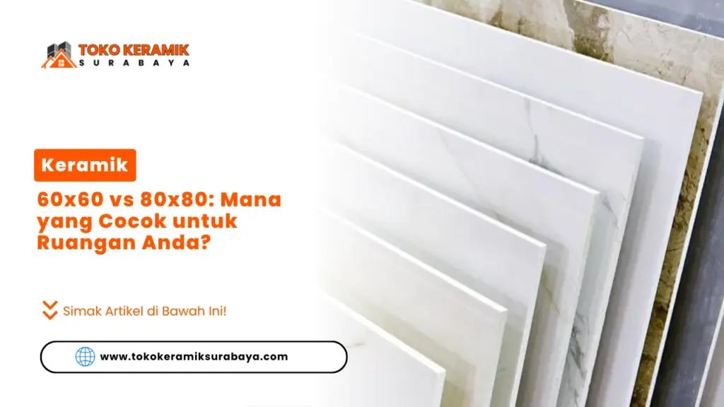 Keramik 60x60 vs 80x80: Mana yang Cocok untuk Ruangan Anda?