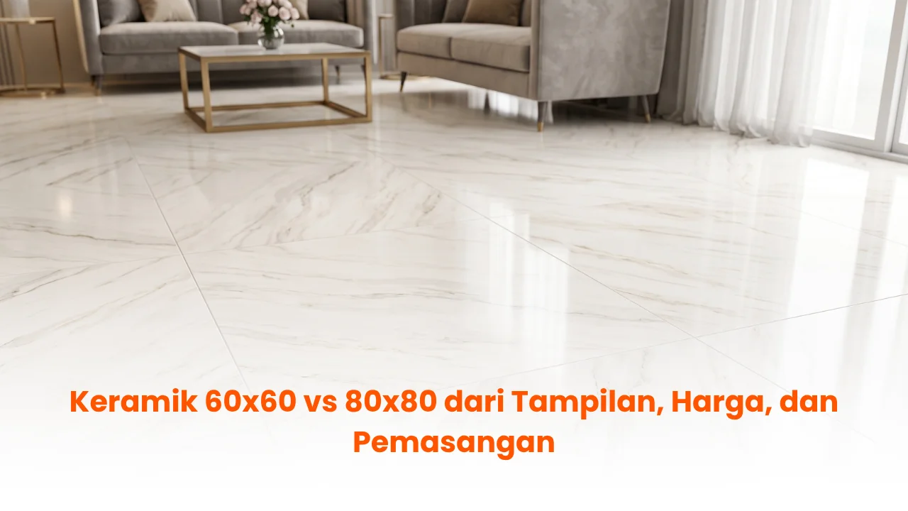 Keramik 60x60 vs 80x80 dari Tampilan, Harga, dan Pemasangan