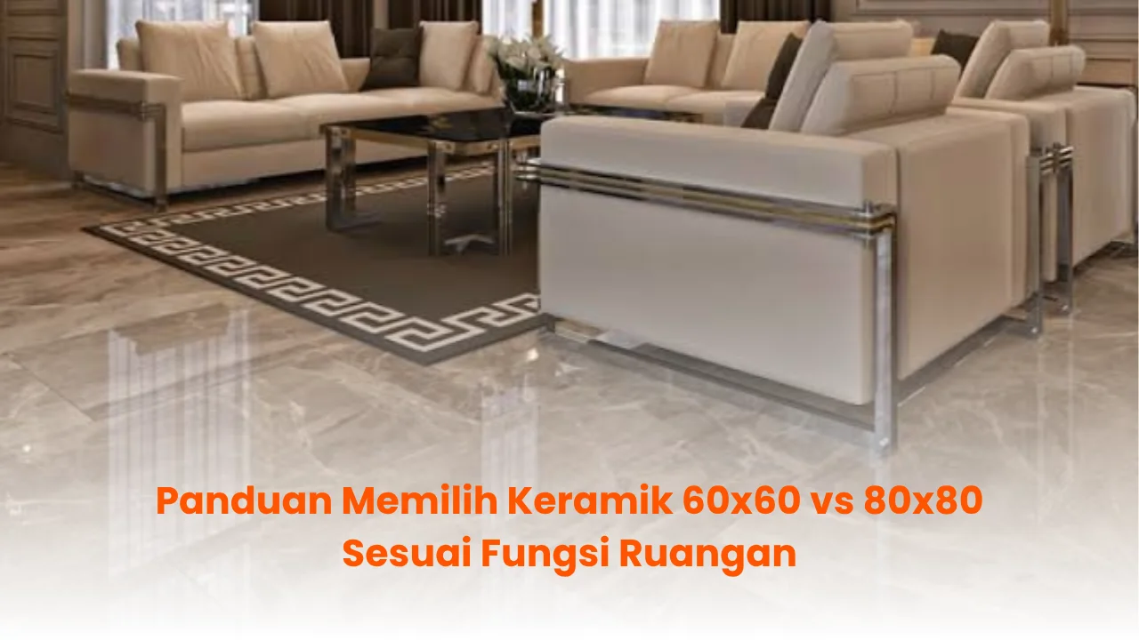 Panduan Memilih Keramik 60x60 vs 80x80 Sesuai Fungsi Ruangan